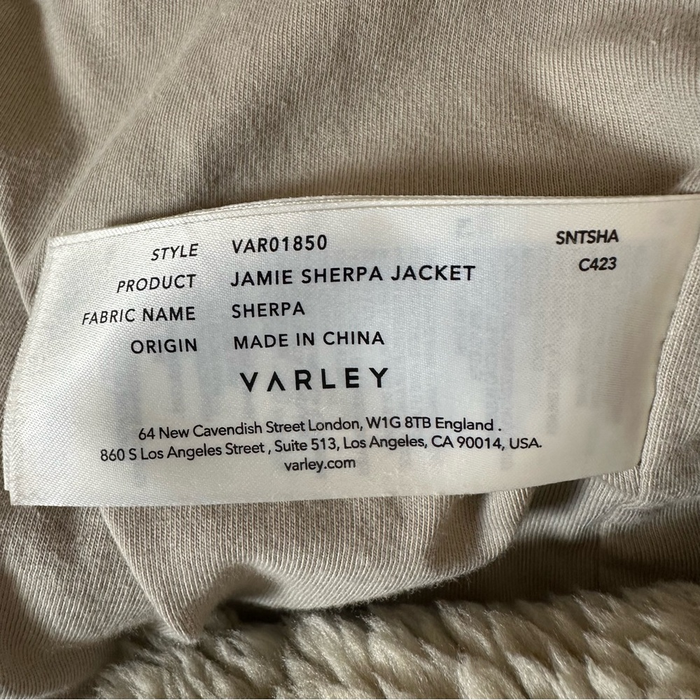 Varley Jamie Sherpa Jacket - Picture 8 of 9